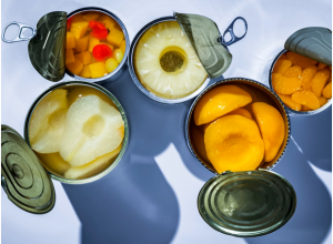 Canned fruits